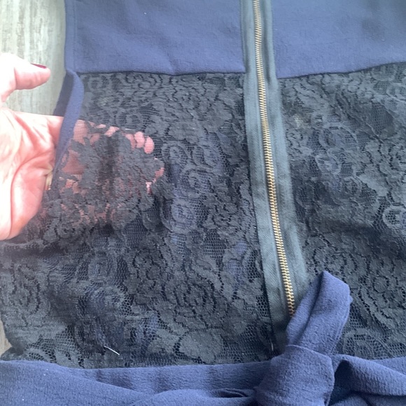 Max and Riley mixed material dress - Picture 6 of 6